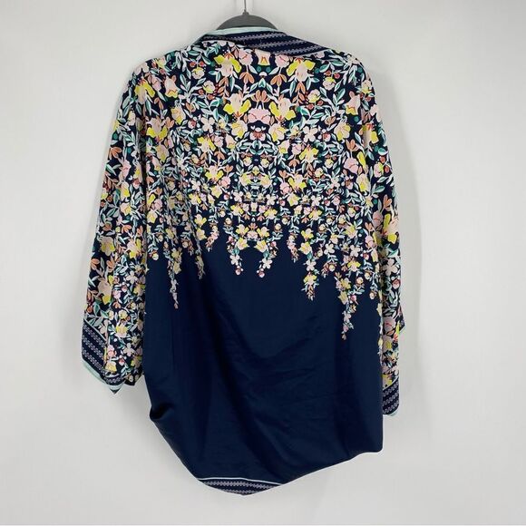 A New Day Women’s Open Front Floral Lightweight Vest One size - Picture 3 of 3